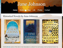 Tablet Screenshot of janejohnsonbooks.com